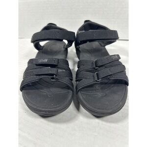 Teva Tirra Black Multi Strap Athletic Hiking Sandals Womens 4266